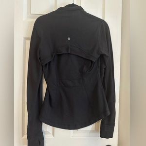 Lululemon Define Jacket - black with rare peplum detail